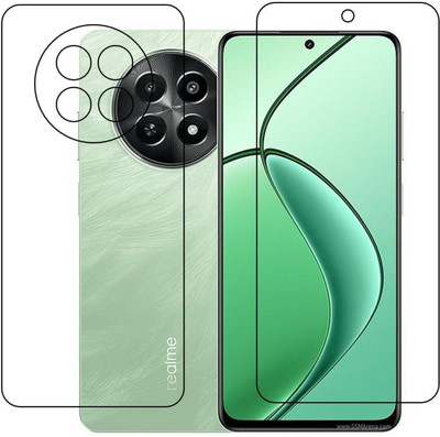 DVTECH Front and Back Screen Guard for Realme C65 5G 9H Crystal Clear(Pack of 1)