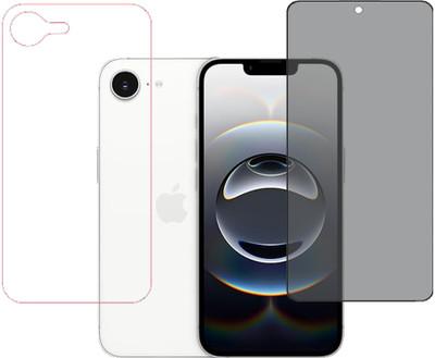 SPRITZEN Front and Back Screen Guard for Apple iPhone 16e(Pack of 2)