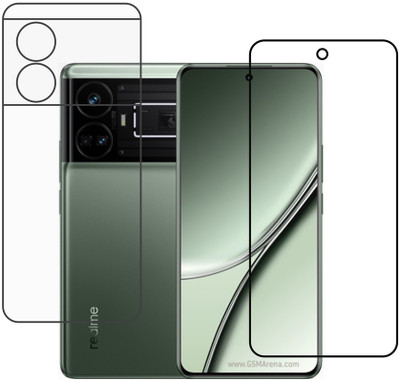 DVMART Front and Back Screen Guard for 9H Realme GT5 240W(Pack of 1)