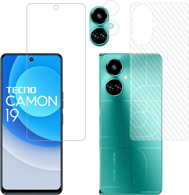 Vatsin Front and Back Screen Guard for Tecno Camon 19 Pro Mondrian(Pack of 3)