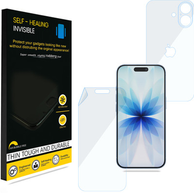 Gadgets Protector Front and Back Screen Guard for Apple iPhone 17, Screen Protector / Body Protector, with installation kit(Pack of 1)