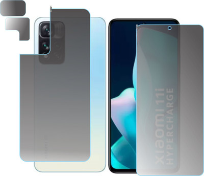 chakoor Front and Back Screen Guard for Xiaomi 11i HyperCharge 5G(Pack of 2)