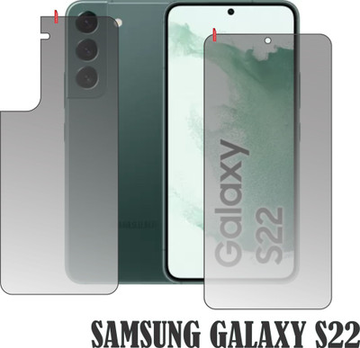 chakoor Front and Back Screen Guard for SAMSUNG GALAXY S22(Pack of 2)