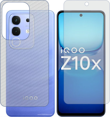 TELTREK Front and Back Screen Guard for Vivo iQOO Z10X(Pack of 2)