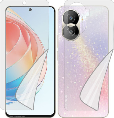 ZINGTEL Front and Back Screen Guard for HUAWEI HONOR X40i DIOAN00 (Edge To Edge TPU Covers Curved Edges)(Pack of 1)