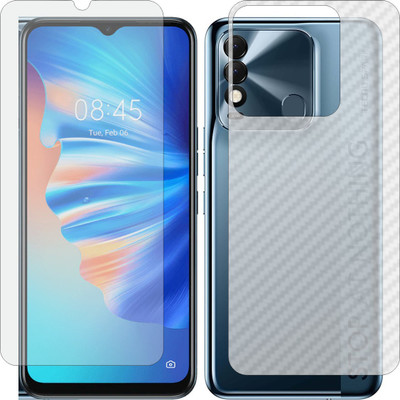 Mobling Front and Back Tempered Glass for TECNO SPARK 8T KG6P(Pack of 2)