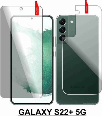FINCH Front and Back Screen Guard for SAMSUNG GALAXY S22+ 5G(Pack of 2)