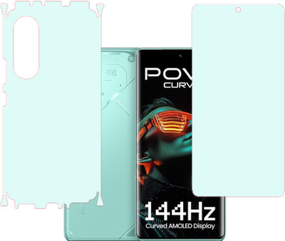 SPRITZEN Front and Back Screen Guard for Tecno Pova Curve 5G, Front Matte Back Matte(Pack of 2)