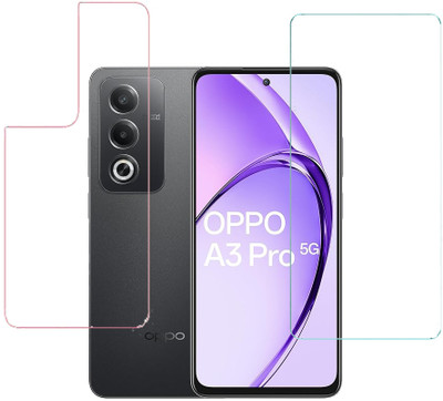 SPRITZEN Front and Back Screen Guard for Oppo A3 Pro 5G(Pack of 2)