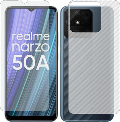 Mobling Front and Back Tempered Glass for REALME NARZO 50 A(Pack of 2)