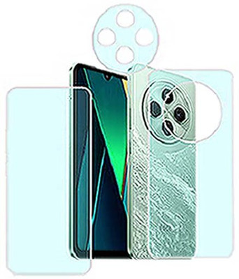 MOKPLZ Front and Back Screen Guard for POCO C75 5G(Pack of 3)