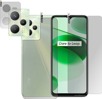 chakoor Front and Back Screen Guard for REALME C35(Pack of 3)