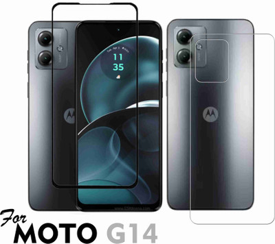 FINCH Front and Back Screen Guard for MOTOROLA G14, MOYTO G14, MOTO G14(Pack of 2)
