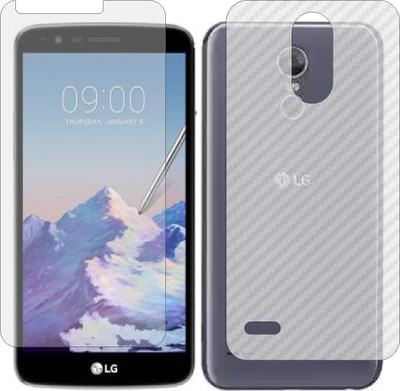 Mobling Front and Back Tempered Glass for LG STYLO 3 PLUS(Pack of 2)