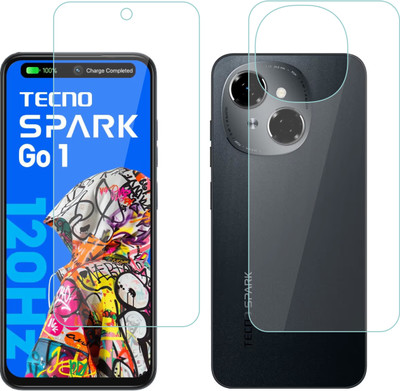 Vatsin Front and Back Screen Guard for Tecno Spark Go 1(Pack of 2)