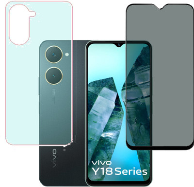 SPRITZEN Front and Back Screen Guard for Vivo Y18(Pack of 2)