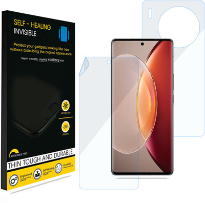 KUBERAN Front and Back Screen Guard for Vivo X90 Pro+, Screen Protector / Body Protector, Scratch Guard(Pack of 1)