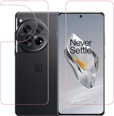 ECMERED Front and Back Screen Guard for Oneplus 12, 1+12 5G(Pack of 1)