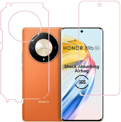 SPRITZEN Front and Back Screen Guard for Honor X9b 5G, Clear With Sides(Pack of 2)