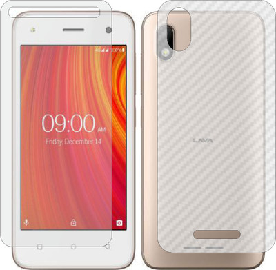 Mobling Front and Back Tempered Glass for LAVA Z40(Pack of 2)