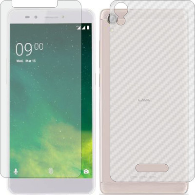Mobling Front and Back Tempered Glass for LAVA Z10(Pack of 2)