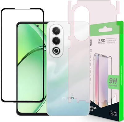 ECMERED Front and Back Screen Guard for OPPO K12x 5G(Pack of 1)