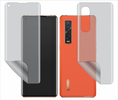 TELTREK Front and Back Screen Guard for OPPO FIND X2 PRO OPG01 (Edge to Edge Full Screen Protector)(Pack of 1)