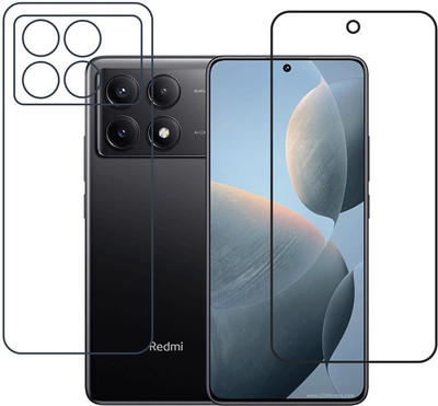 DVTECH Front and Back Screen Guard for 9H Xiaomi Redmi K70E(Pack of 1)