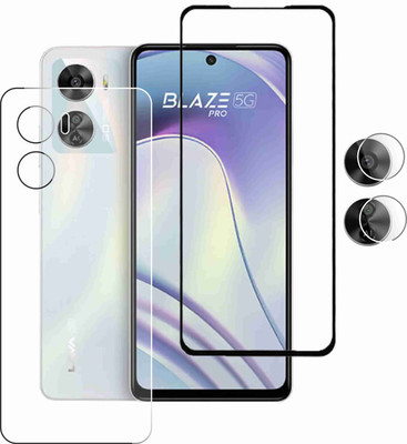 KANCHA Front and Back Screen Guard for LAVA BLAZE PRO 5G(Pack of 3)