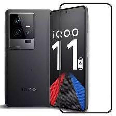 tempurglaze Front and Back Screen Guard for iQOO 11, iQOO 11 5G(Pack of 3)