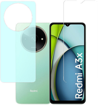 VAYUVAULT Front and Back Screen Guard for REDMI A3X(Pack of 2)