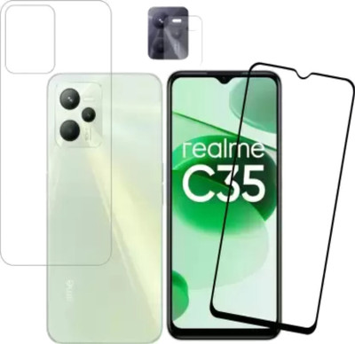 Zoku Protection Front and Back Tempered Glass for Realme C35(Pack of 2)