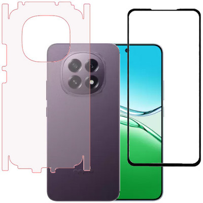 ECMERED Front and Back Tempered Glass for Oppo F29(Pack of 1)