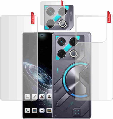 skrechtech Front and Back Screen Guard for Infinix GT 20 Pro 5G, GT 20 Pro 5G, {Camera lens}(Pack of 3)