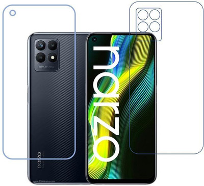 DVTECH Front and Back Screen Guard for 9H Realme Narzo 50(Pack of 1)