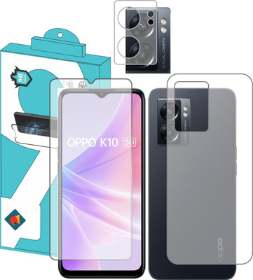 Olonga Front and Back Tempered Glass for OPPO K10 5G(Pack of 3)