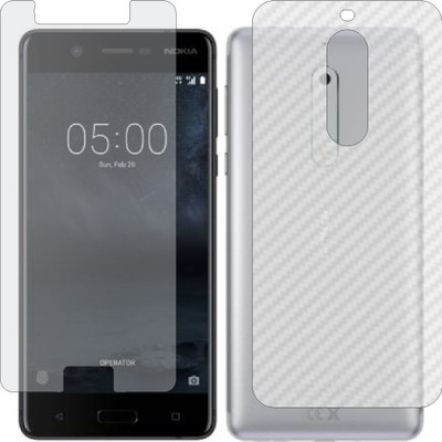 ZINGTEL Front and Back Screen Guard for NOKIA 5 (Front Matte Finish & Back 3d Carbon Fiber)(Pack of 2)