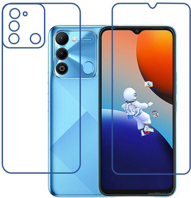 DVTECH Front and Back Screen Guard for 9H Crystal Clear Front And TPU BackTecno Spark 9(Pack of 1)