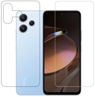 KMPERED Front and Back Tempered Glass for POCO M6 Pro 5G(Pack of 2)
