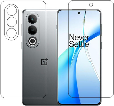 DVTECH Front and Back Screen Guard for OnePlus Nord CE4 9H Crystal Clear(Pack of 1)