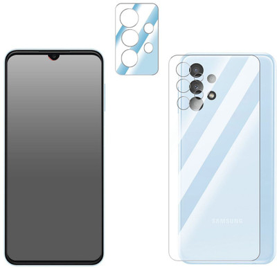 FCS Front and Back Screen Guard for Samsung Galaxy A13 Front+Back+Camera (Matte)(Pack of 3)