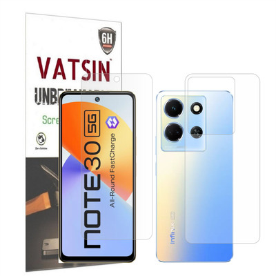 Vatsin Front and Back Screen Guard for Infinix Note 30 5G(Pack of 2)