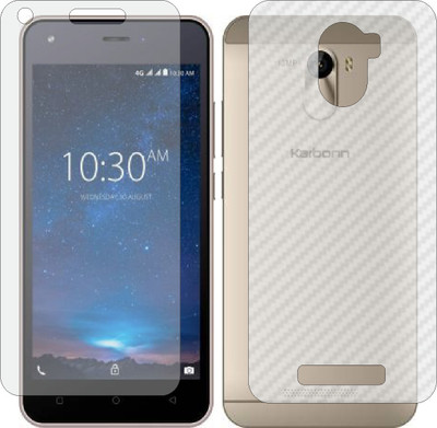 Mobling Front and Back Tempered Glass for KARBONN TITANIUM JUMBO(Pack of 2)