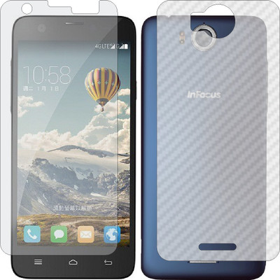 Mobling Front and Back Tempered Glass for INFOCUS M530(Pack of 2)