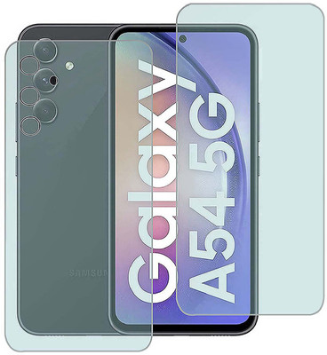 MOKPLZ Front and Back Screen Guard for Samsung Galaxy A54 5G(Pack of 3)