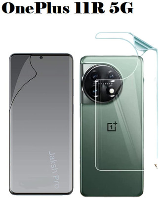 welldesign Front and Back Screen Guard for OnePlus 11R 5G, OnePlus 11R(Pack of 1)