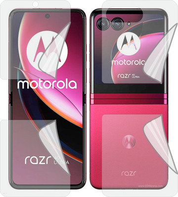 Mobling Front and Back Screen Guard for MOTOROLA RAZR 40 ULTRA XT23213
 (Edge To Edge Full Coverage)(Pack of 1)