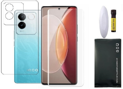 LIKEDESIGN Front and Back Tempered Glass for Vivo iQOO Z7 Pro 5G, iQOO Z7 Pro 5G(Pack of 1)