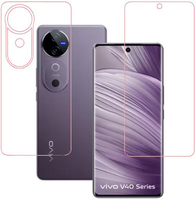 HOBBYTRONICS Front and Back Screen Guard for Vivo V40 5G(Pack of 1)