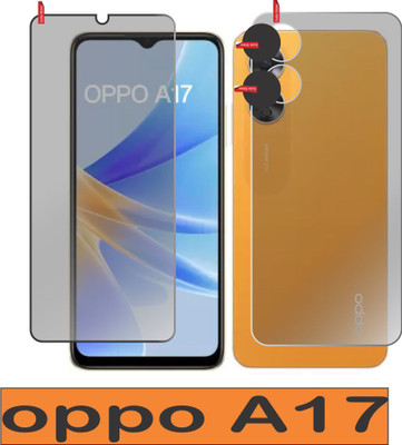 chakoor Front and Back Screen Guard for OPPO A17(Pack of 2)